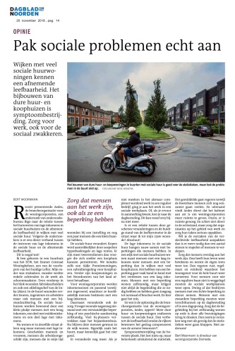 DvhN werk voor leefbaarheid